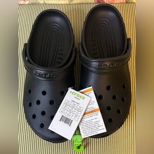NEW CROCS Classic Clog BLACK Men 10/ women 12
